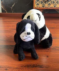 Plush Dog and Panda Toys