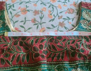 Designer Lehnga Saree With Stiched Blouse