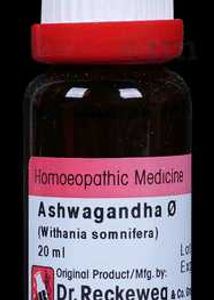 Dr reckeweg ashwagandha mother tincher 20 ml