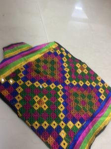Embroidered Crop Jacket with Mirror Work