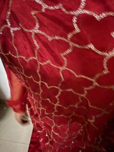 beautiful designer saree with heavy work