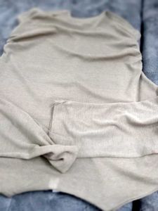 brand new Cozy Knit V-Neck Button-Up Shirt top