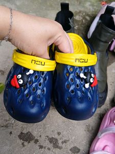 Cute Blue Ladybug Clogs