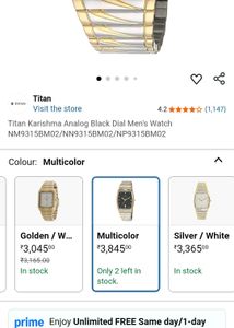 Classic Titan Analog Watch