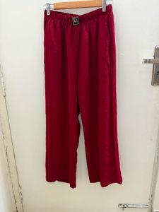 Stylish Red Wide Leg Pallazo