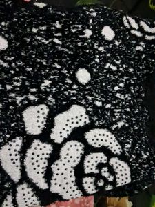 Sparkly Floral Knit Sweater