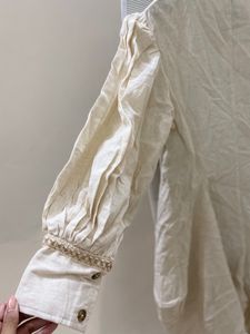 Elegant Cream Linen Tunic