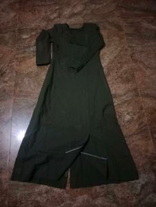 Elegant Olive Green Maxi Dress
