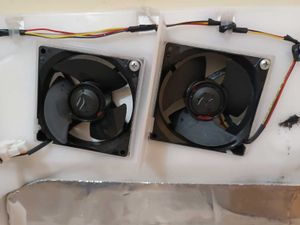 Non Working Fan Motor Grill Assembly LG Fridge