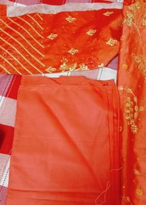 Beautiful Unstitched Cotton Dress Material