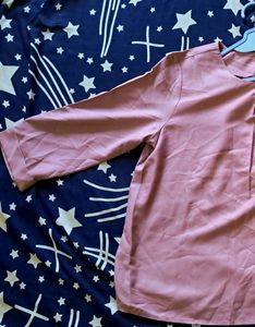 Pink Solid, Regular Top