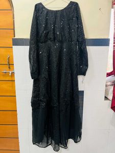 Sparkling Sequin Long Sleeve Maxi Dress