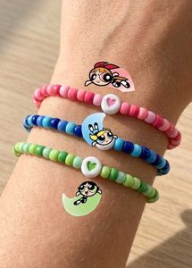 Powerpuff Girls Beaded Bracelets