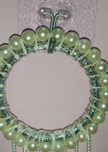 Elegant Pearl Hoop bangles