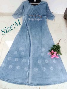 Denim Maxi Dress
