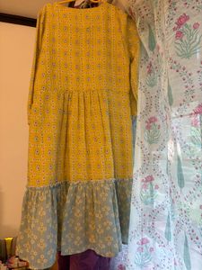 Yellow Floral Dress