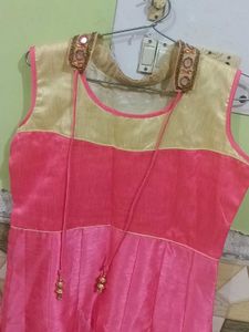 Beautiful Pink Ethnic Gown