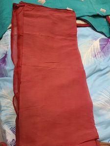 Elegant Red Dupatta for Women