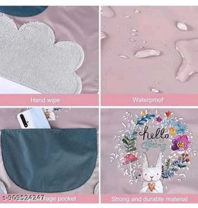 Waterproof Kitchen Apron with Hand Wipe Towel