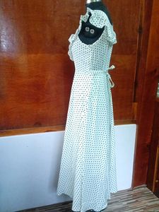 Chic Polka Dot Maxi Dress