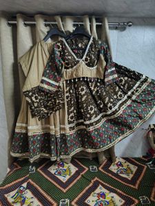 chiku colour Navratri outfit sale price for week