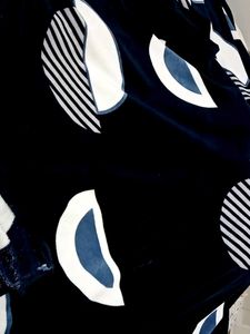 Abstract Print Fleece Blanket 👑 King size