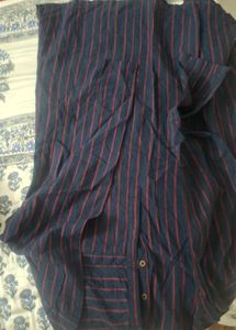 womens Striped short formal  Kurta