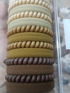 Spiral Hair Ties Set