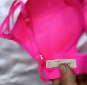 Pink Push-Up Bra