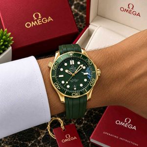 OMEGA SEAMASTER DIVER 300M – GREEN &amp; GOLD LUXURY W