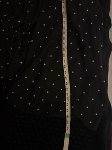 Elegant Black Polka Dot Maxi Dress