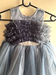 Elegant Blue Tulle Dress