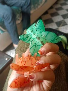 Butterfly Hair Claw Clips