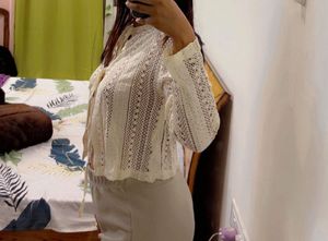 🤍 Sun-Kissed Crochet Top – Perfect for Beach
