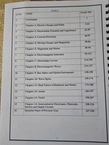 Class XII Physics Study Material