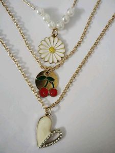 225.Multi-Layered Charm Necklace