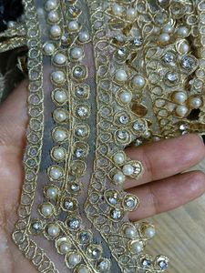 Embellished pearl lace 9 meter