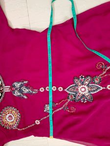 Vine Colour Gown For Women