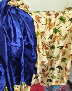 Unique Dress Material - Umbrella Print!