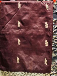 Banarasi brown saree