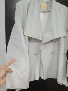 Grey Export branded trenchcoat