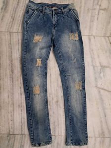 Ripped Denim Jeans