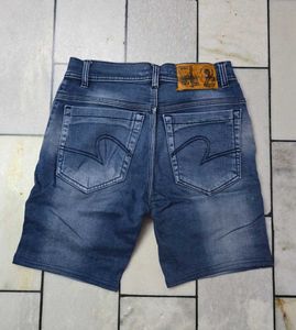 Blue Denim Shorts