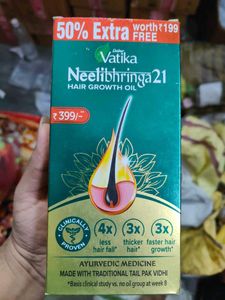 Vatika Neelibhringa Hair Oil | No Coins 🚫