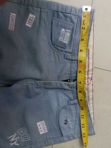 Boys Light Wash Patchwork Jeans