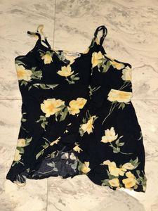 Chic Black Floral Mini Dress