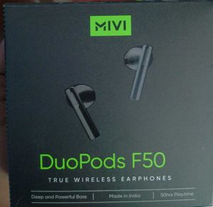 Mivi Duo Pods F50 With 50 hours Play Time