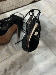 Black Heels With Laces
