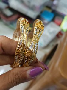women golden bangles