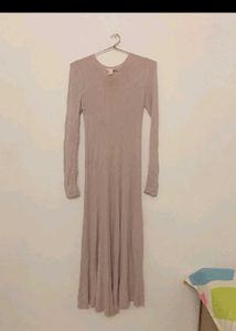 H&amp;M Ribbed Tie Back Maxi dress 👗🤍